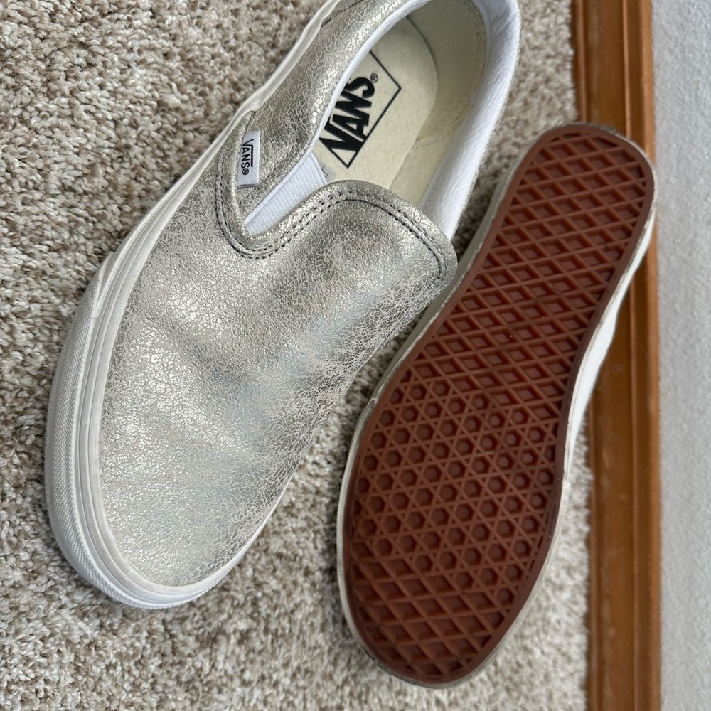 Vans Metallic Slip-On Shoes